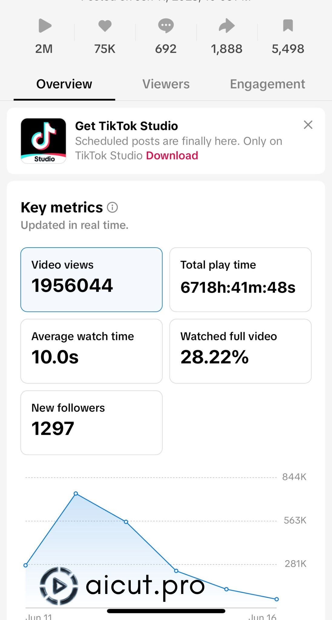 faceless video views results